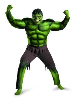 Hulk Avengers Classic Muscle Adult Costume 