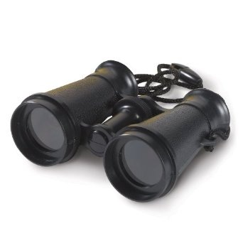 Toy Plastic Black Binoculars 