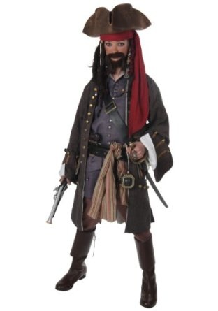 Teen Realistic Caribbean Pirate Costume