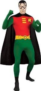 DC Comics Adult Robin Second Skin Zentai Super Suit