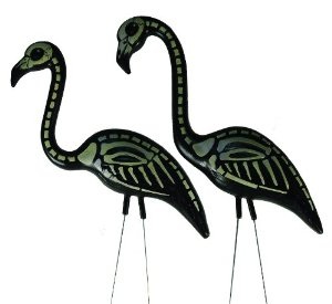 skeleton flamingo