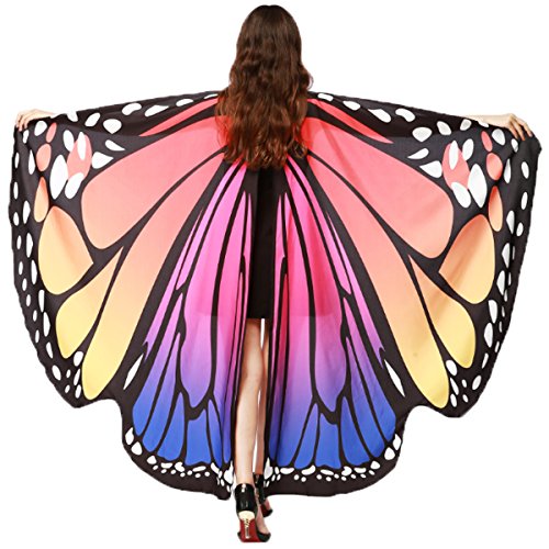 Butterfly Wings Shawl Fairy Ladies Nymph Pixie Costume