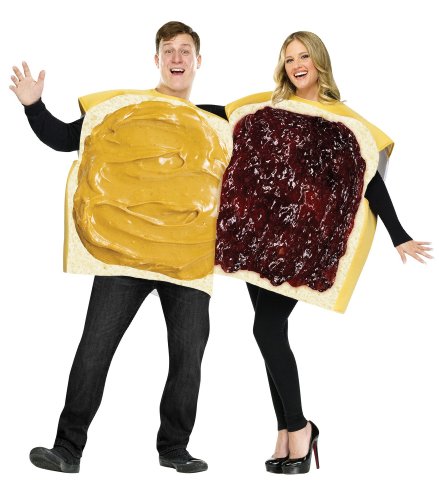 Peanut Butter And Jelly Couples Costume Set 